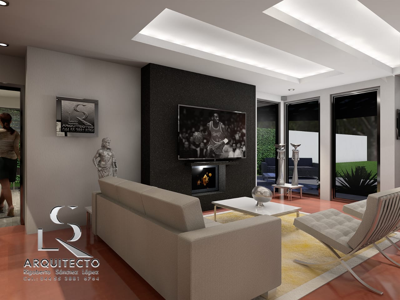 Proyecto vitual 3D con imágenes-renders de su casa habitación