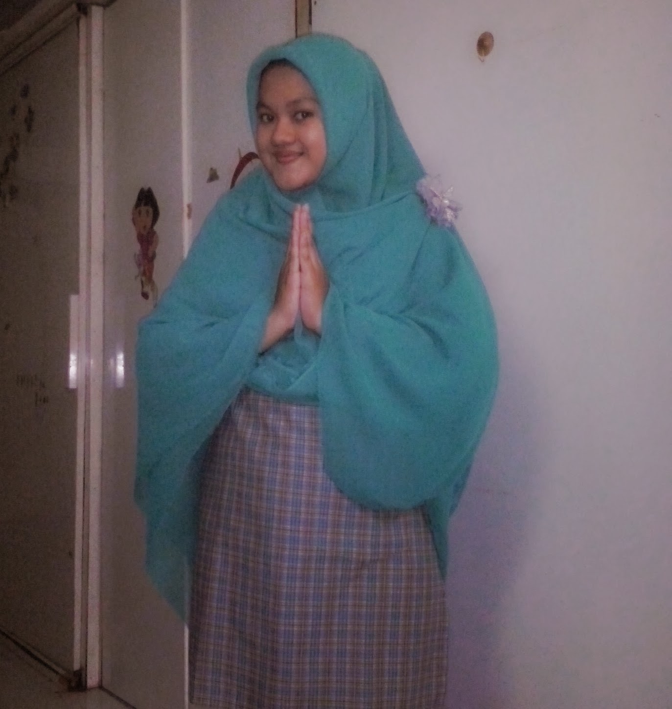 how to wear hijab covering chest and back