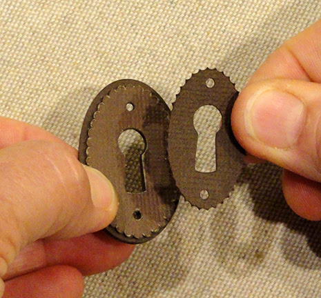 Needles 'n' Knowledge: Key Lock Plate Embellishments