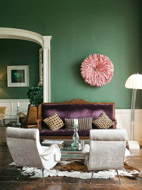 Eye For Design Decorating With The Purple Green Combination