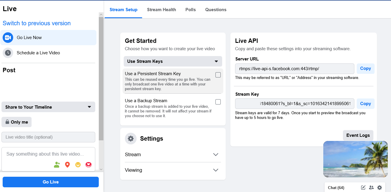 Random Contributions Stream a ZOOM meeting on Facebook