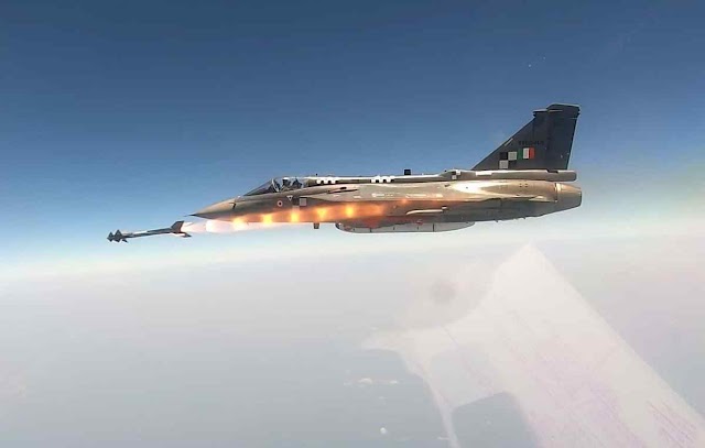 TEJAS BECOMES MORE DEADLY:DRDO SUCCESSFULLY TEST FIRED PYTHON 5 MISSILE FROM TEJAS