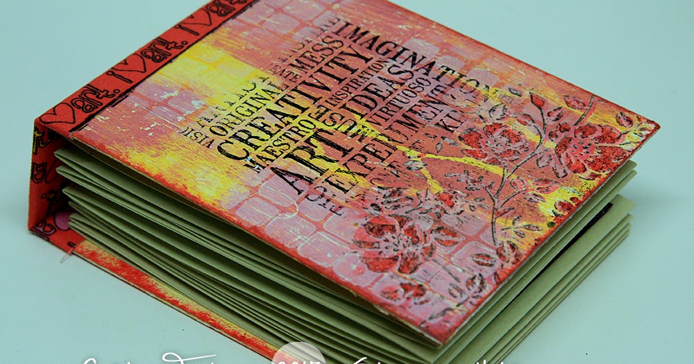 StampingMathilda Concertina Booklet Gothic Arches