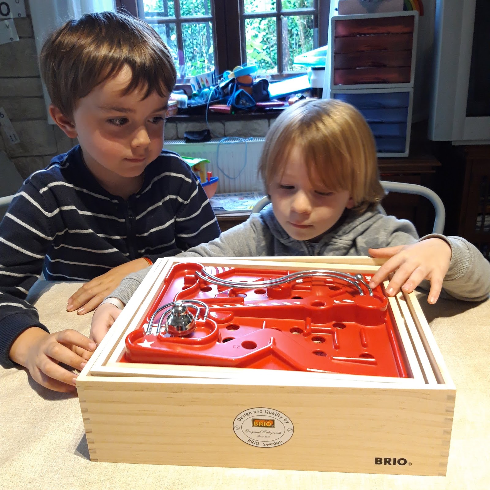 Le jeu du labyrinthe et sa planche 3D - BRIO - Petits g?�nies en herbe