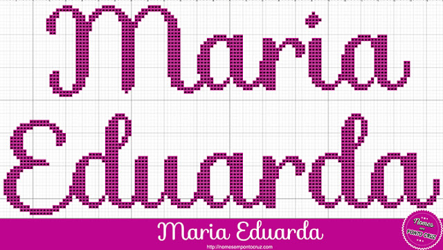 Nome Maria Eduarda em Ponto Cruz