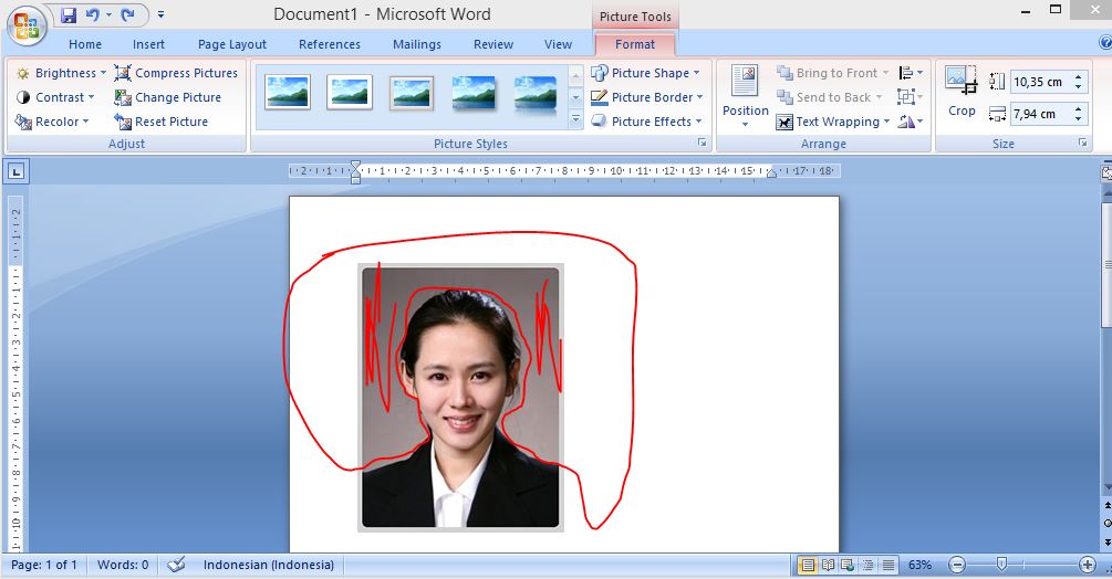 Cara Menghilangkan Background Gambar Di Word 2007 Guru Galeri
