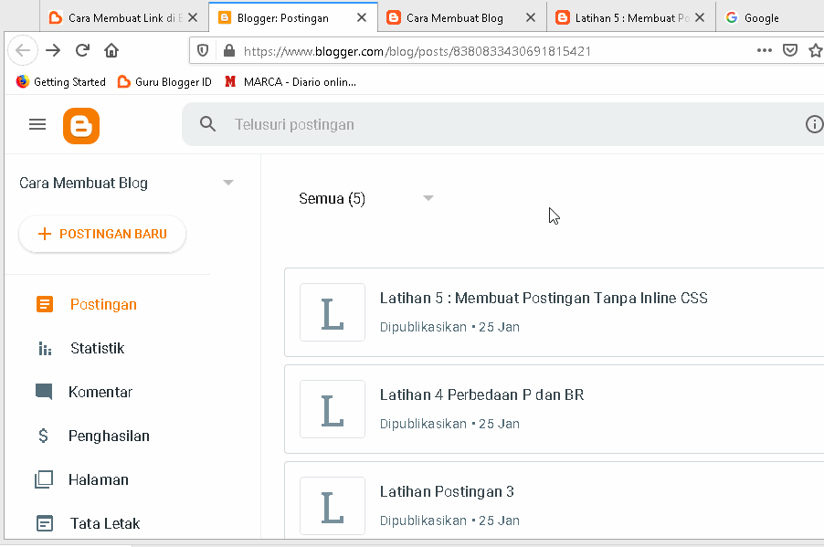 Cara Membuat Link di Blogspot cara-membuat-link-di-blogspot