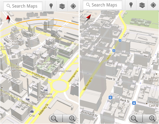Official Google Africa Blog: 3D buildings in Google Maps for Android ...