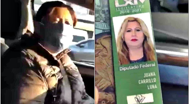 Lady charola: diputada de Morena evade el “Hoy No Circula” (video)
