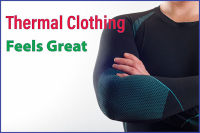 Thermal Clothing Man Wearing Thermal Clothing Underwear