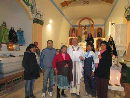 Donación de Jujuy muchas gracias Residentes Esmoraqueñios por su donación de 7.500 BS en favor del Templo Parroquial en Esmoraca.