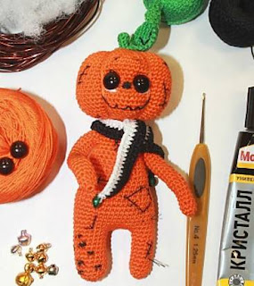 PATRON GRATIS MUÑECO CALABAZA AMIGURUMI 46236