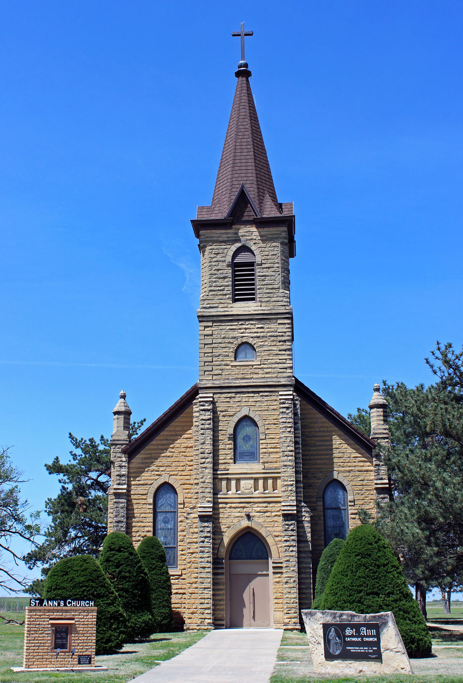 Kansas Transportation Motoring Monday Historic churches of Ellis County