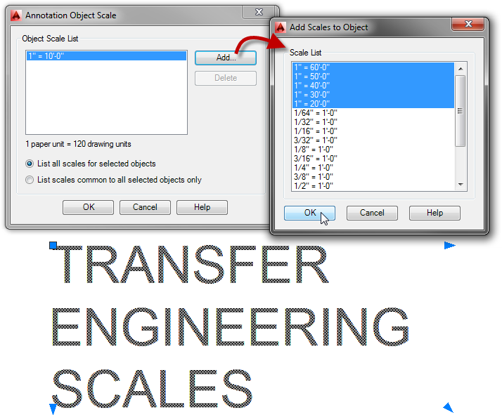 The Architect's Desktop: ACA: Custom Drawing Scales