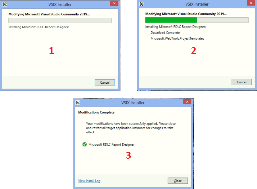 Installing RDLC Report in Visual Studio Community Edition 2019