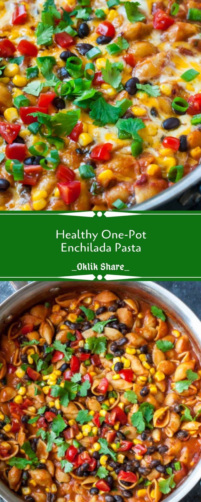 Healthy One-Pot Enchilada Pasta