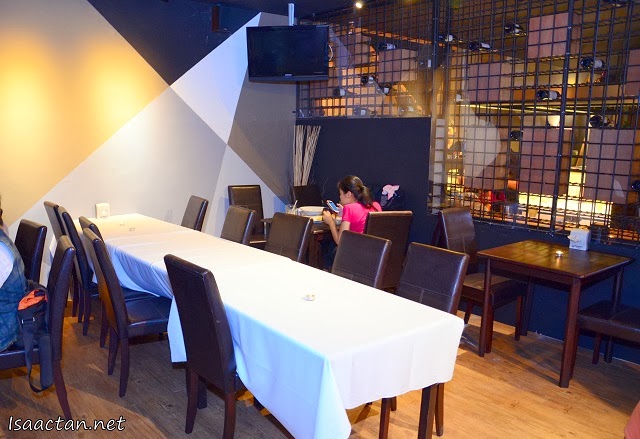 The interior decor have been changed to incorporate a more modern dining concept
