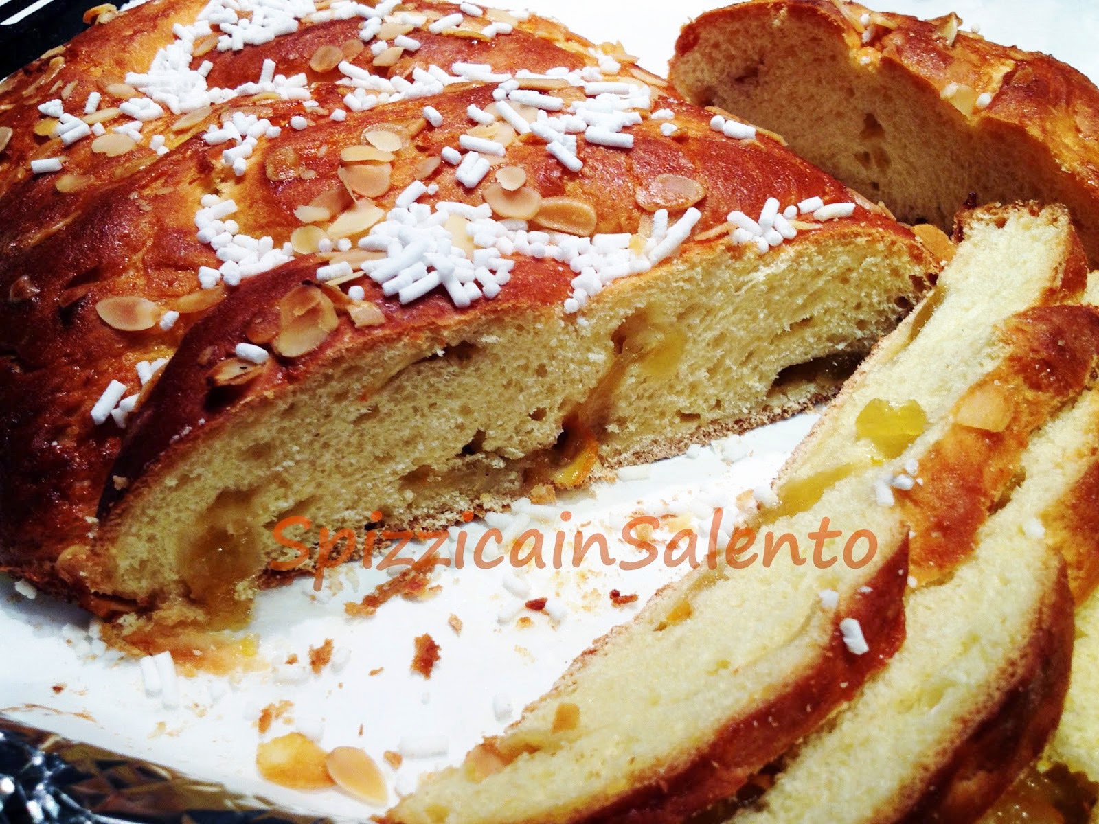 treccia dolce - panbrioche di frutta 