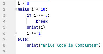 While loop in Python