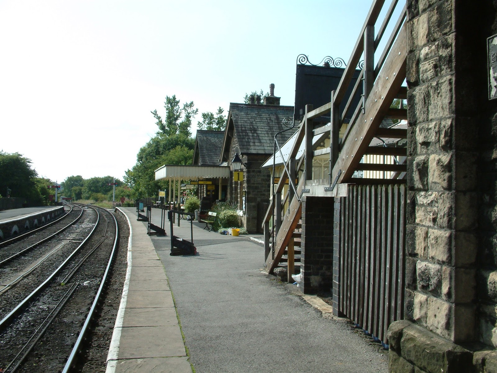 Steam Memories Embsay Station on the Embsay and Bolton Abbey Railway