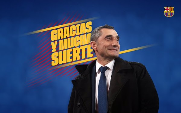 Oficial: El FC Barcelona rescinde a Ernesto Valverde