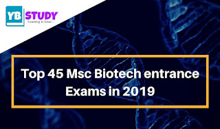 Top 45 M.Sc Biotechnology Entrance Exams