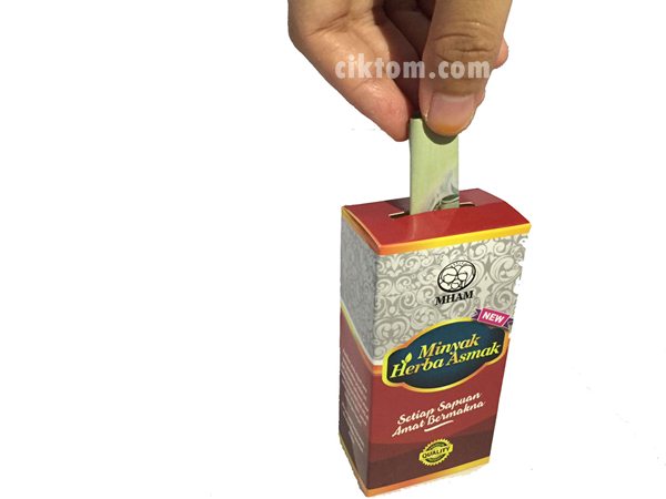 percuma kotak tabung minyak herba asmak