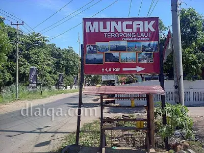 petunjuk arah menuju Muncak