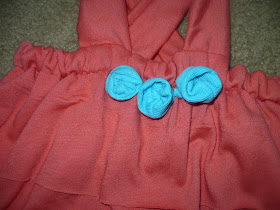 knit rossette dress tutorial