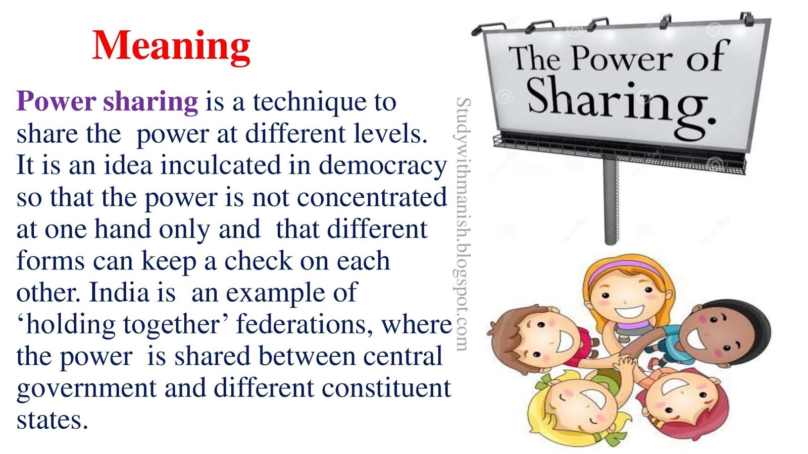 power sharing ppt presentation