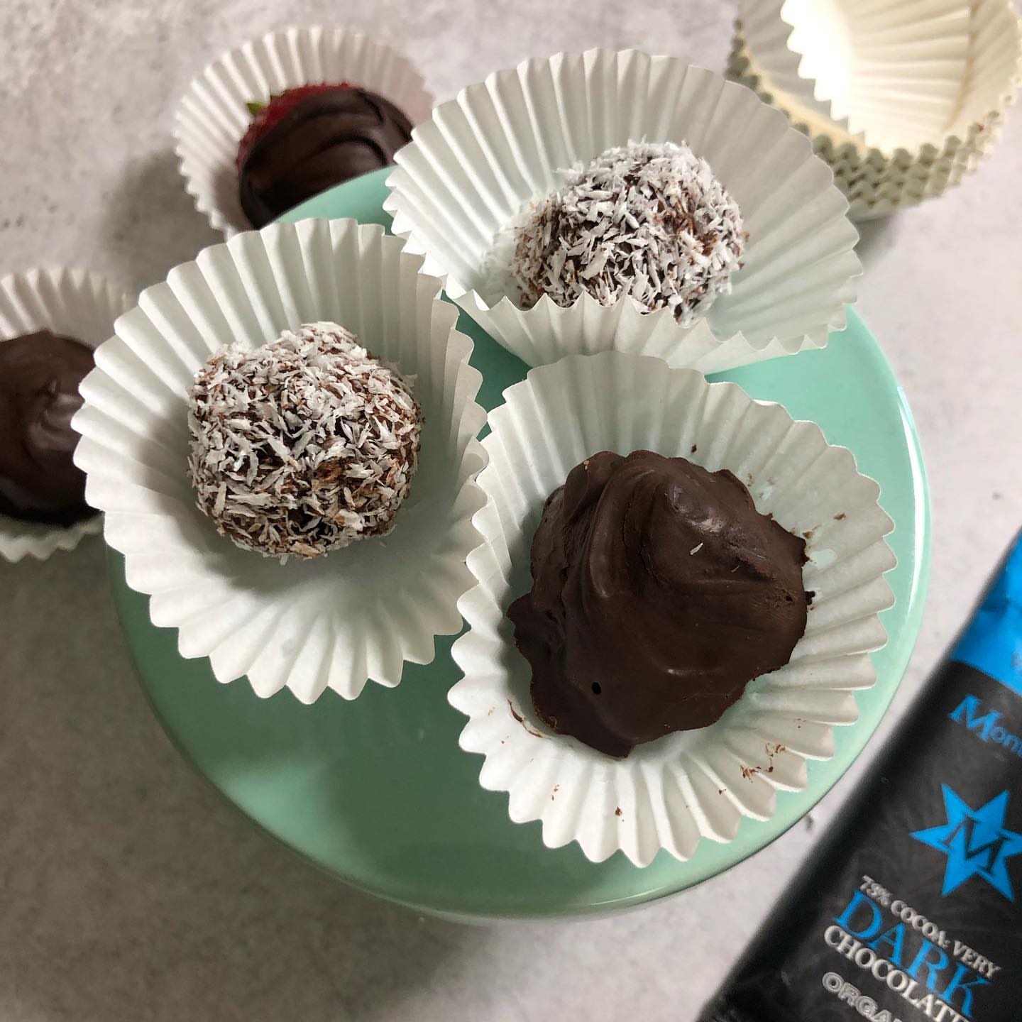 2 Ingredient Chocolate Truffles!