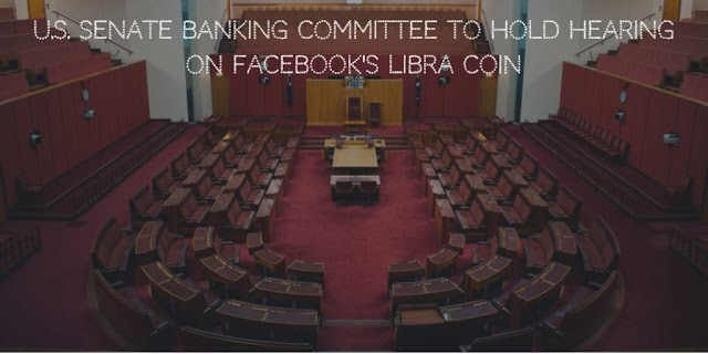 U.S. Senate Banking Committee to hold hearing on Facebook's Libra coin