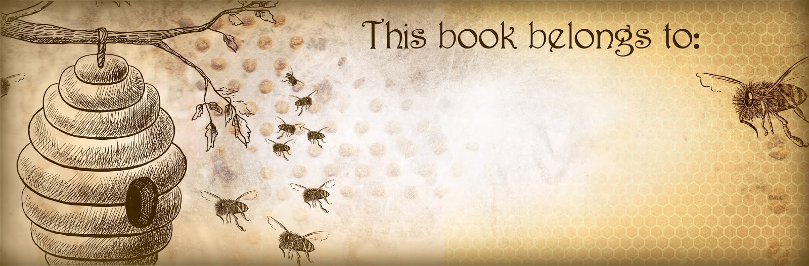 Bountiful Heirlooms Free Printables Bee and Beehive Bookmarks