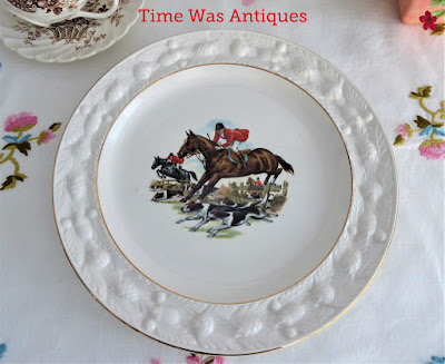 Adams Hunt Scene Plate 1960s English Country House Hunting Dogs Horses Ironstone 9.75 Inch https://timewasantiques.net/products/adams-hunt-scene-plate-1960s-english-country-house-hunting-dogs-horses-ironstone-9-75-inch