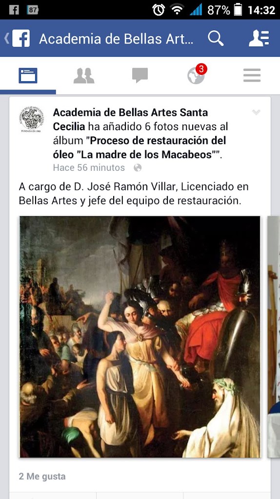 Restauración "La Madre de los Macabeos"