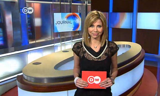 Mariana Diaz Empezando el noticiero DW Noticias, DW Deutsche Welle.