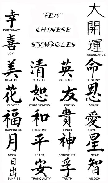 laraverse: chinese symbol tattoos designs
