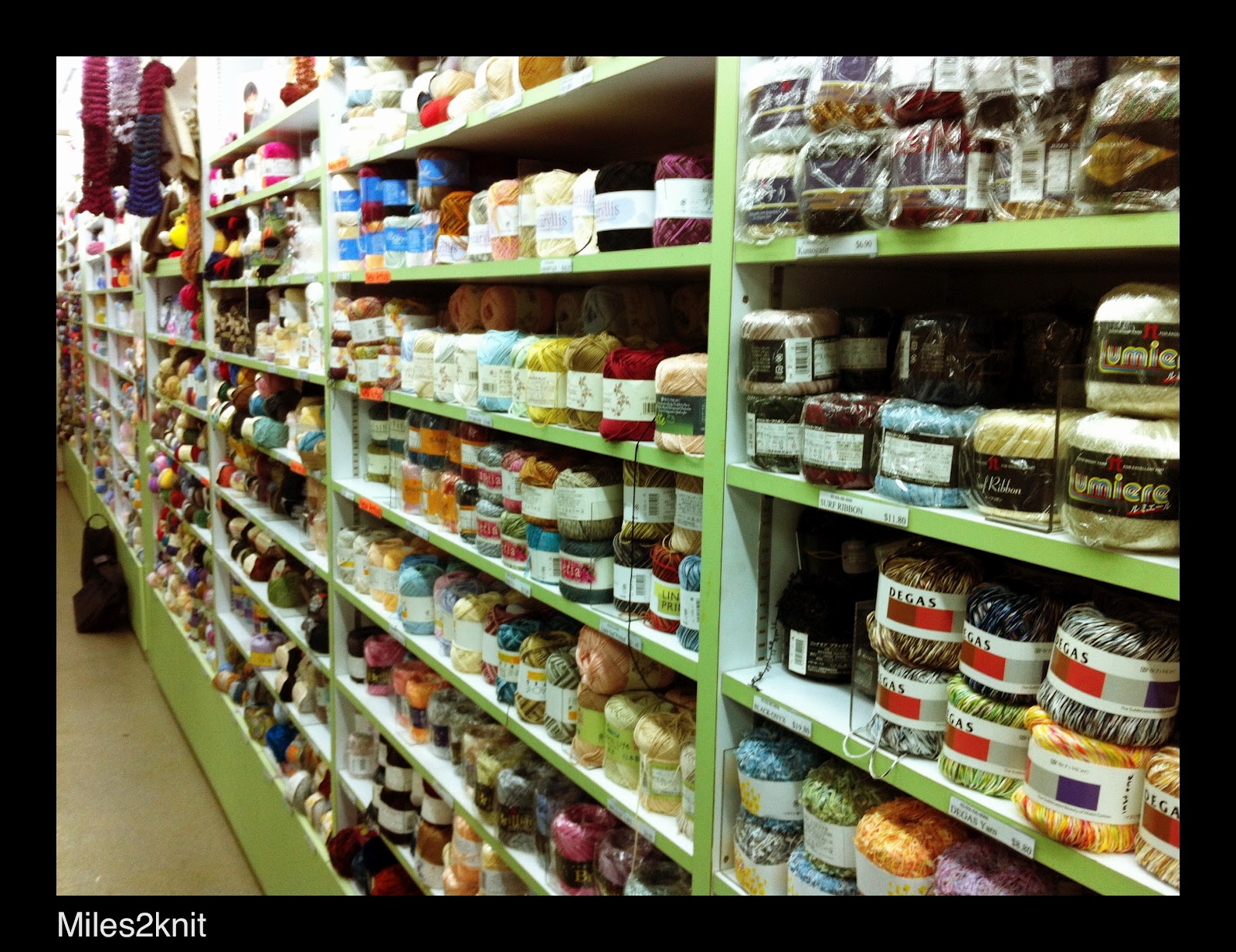 Miles 2 Knit Singapore Yarn The Golden Dragon