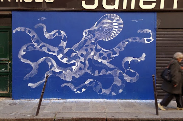 New Street Art Pieces By Philippe Beaudelocque On The Streets Of Paris, France. 2