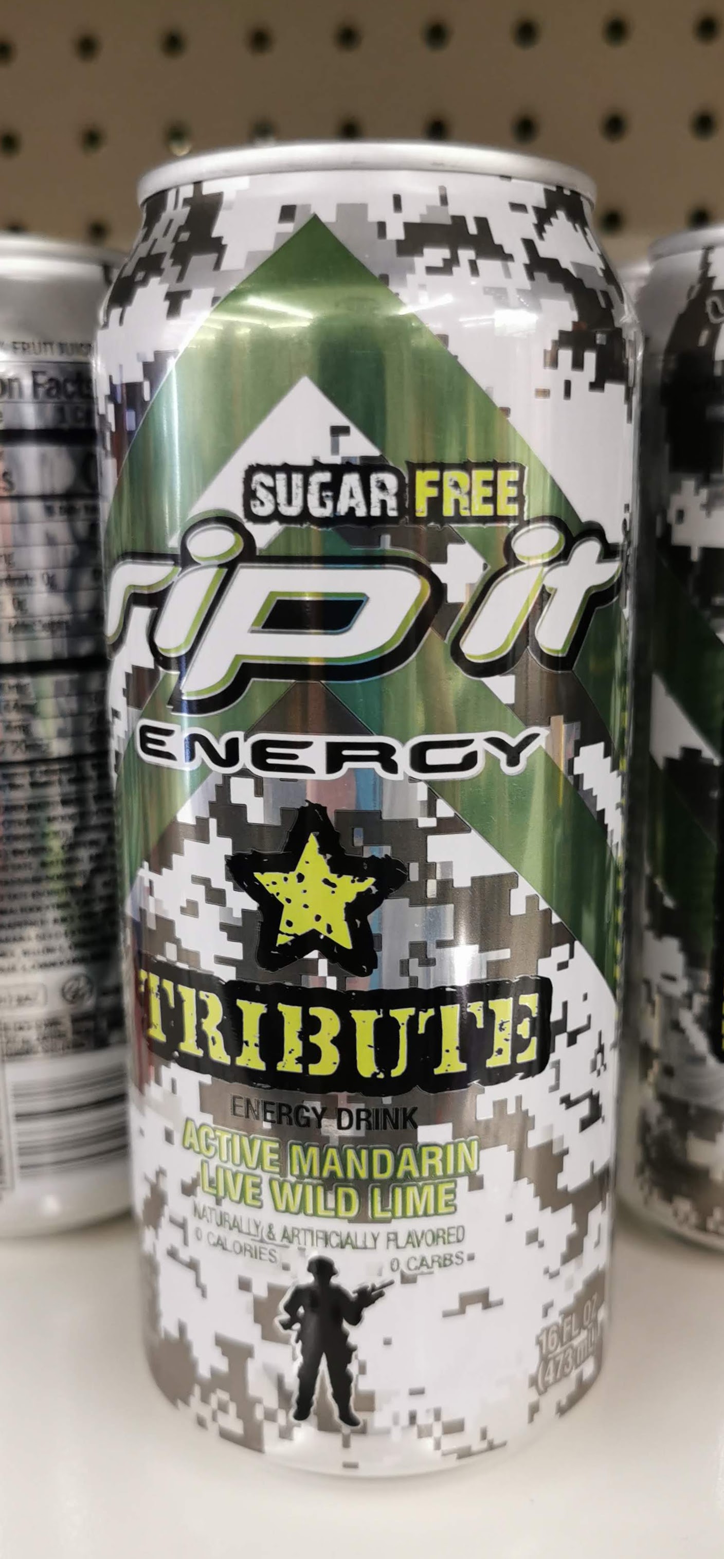Rip It Tribute Active Mandarin Lime Sugar Free Energy Drink (Dollar