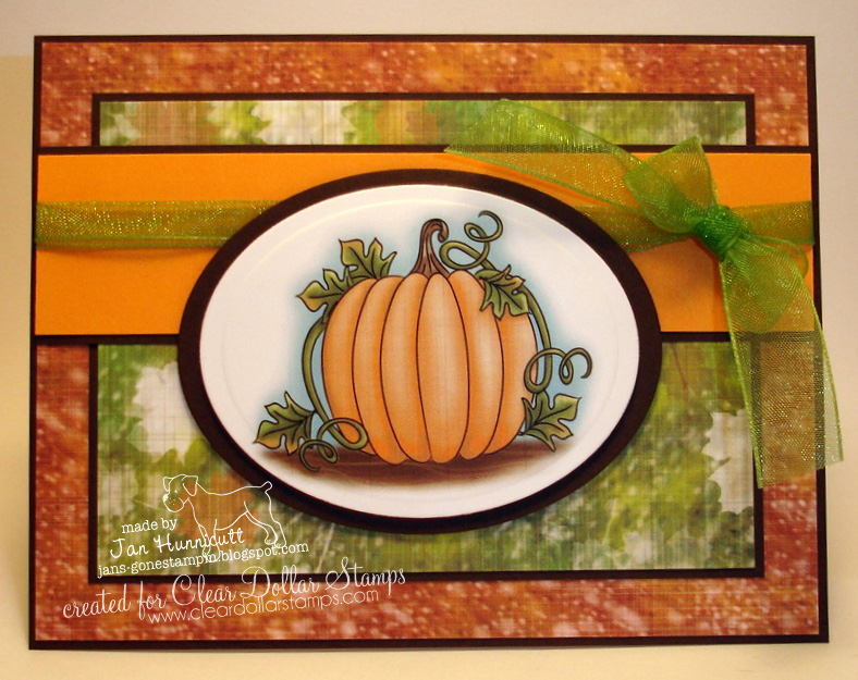 Simply Handcrafted Clear Dollar Stamps Autumn Blessings