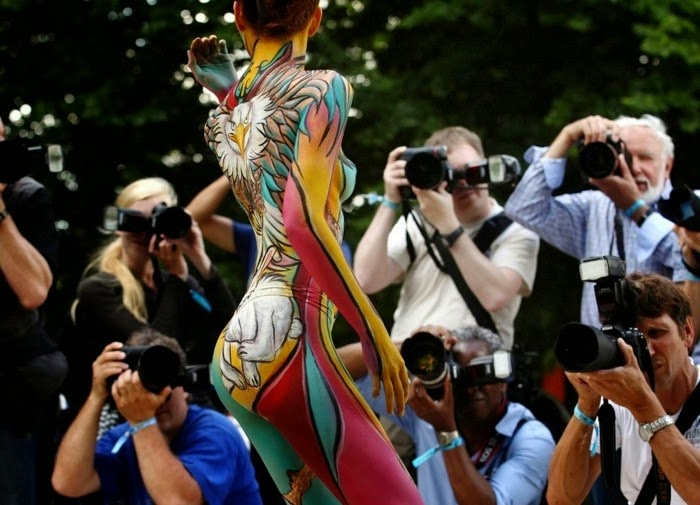 Бодиарт фестиваль в Австрии World Bodypainting Festival