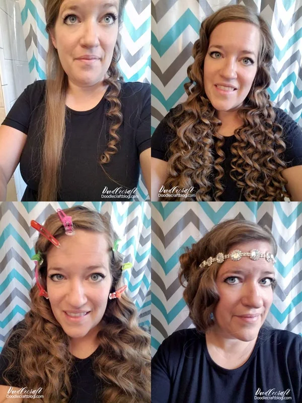 How to do your hair for a Downton Abbey Inspired 1920's Flapper Garden Party Girls Night and all the details on how to host your own!