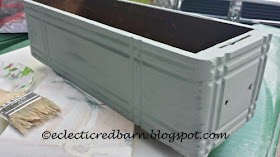 painted sewing drawer from Eclectic Red Barn