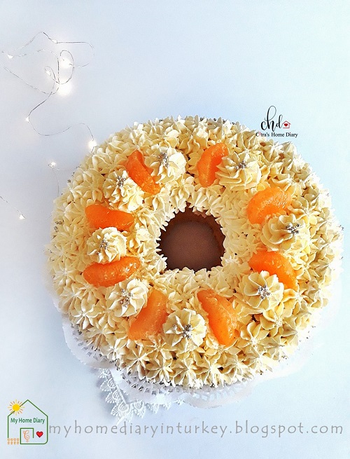 Mandarin Orange Chiffon Cake. Recipe with video / Chiffon Cake Jeruk Mandarin | Çitra's Home Diary. #resepchiffoncake #chiffoncakerecipe #mandarinorangecake #decoratingcakeidea #caramenghiaskueulangtahun #orangecake #videorecipe