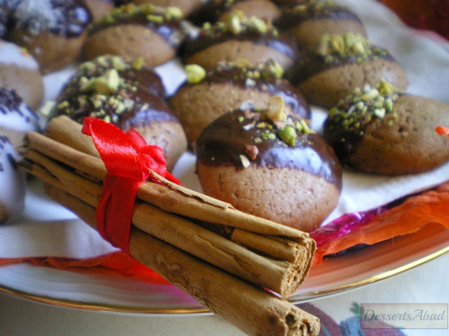 Galletas de chocolate y especias