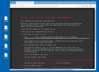 DeroHE Ransomware a ransom note