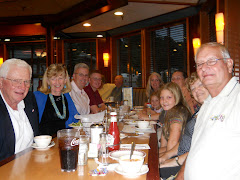 Group 82's opening--Alan's family, Linda Lee, Fred & I celebrating.  Happy B'day, Fred!
