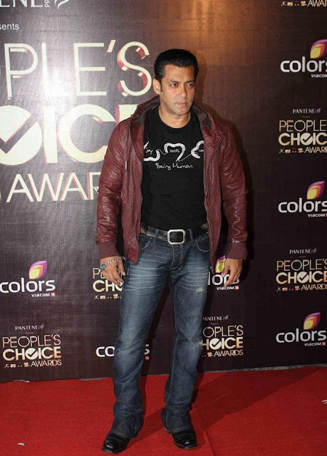 Salman Khan at People's Choice Awards 2012