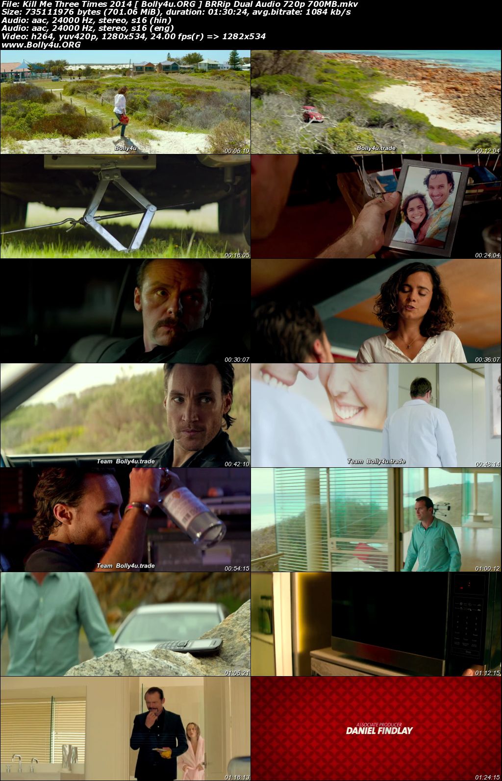Kill Me Three Times 2014 BRRip 300Mb Hindi Dual Audio 480p Download Kill Me Three Times 2014 BRRip 300Mb Hindi Dual Audio 480p Download